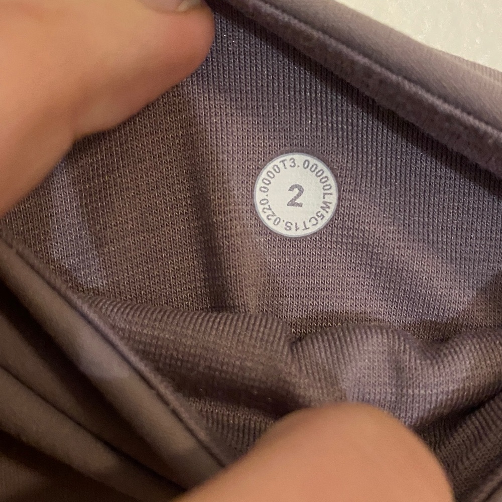 Lululemon Align Jogger 28" Vent Violet Verbena Taupe Open Slit Yoga size 2 - Picture 9 of 12